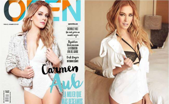 La actriz Carmen Aub, muestra su lado más sexy en la revista OPEN. 