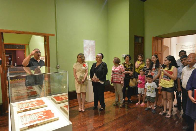 La muestra Diego Rivera en Tamaulipas. Homenaje a Marte R. Gómez, se exhibe en la Pinacoteca. 