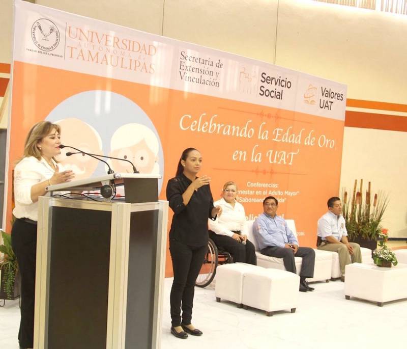 El evento se realizó en el Gimnasio Multidisciplinario de la UAT en el Campus Victoria. 