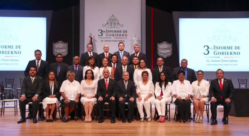 El alcalde de Tampico agradeció el apoyo de todo su Cabildo. 