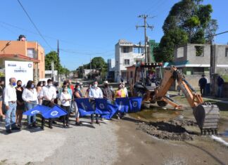 Destinan 5 MDP a la pavimentación de la 10a. Avenida en la colonia Villahermosa.