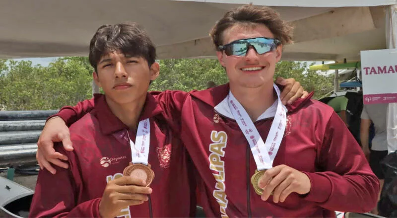 Suma Tamaulipas medallas de oro y bronce en el primer día de Olimpiada Nacional de Canotaje