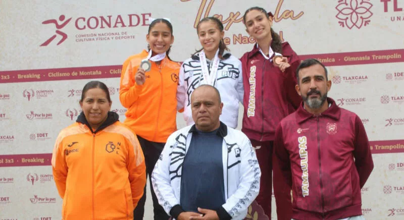 Mariela González gana medalla de bronce para Tamaulipas en los 100 metros de la Olimpiada Nacional