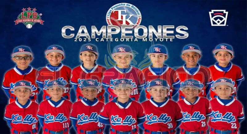 Peloteritos Moyote de la Treviño Kelly: Campeones Nacionales