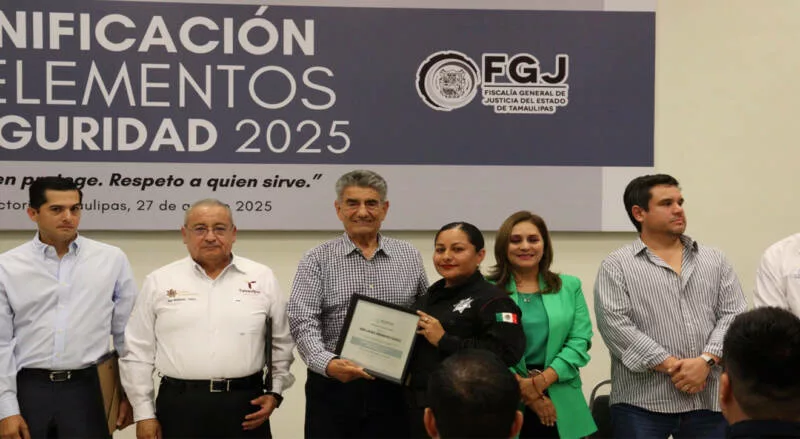 Reconoce Mesa Ciudadana de Seguridad y Justicia de Victoria a elementos de la Guardia Estatal
