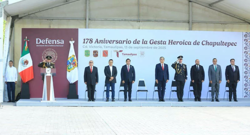 Preside Américo ceremonia del 178 aniversario de la Gesta Heroica de los Niños Héroes de Chapultepec