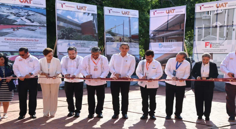 Gobernador y rector inauguran obras que fortalecen crecimiento de la UAT