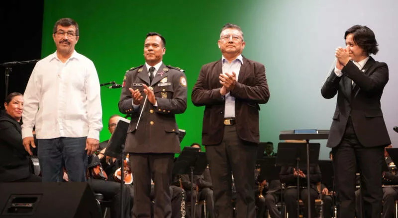 Orquestas de la UAT y Guardia Nacional celebran el folclor mexicano