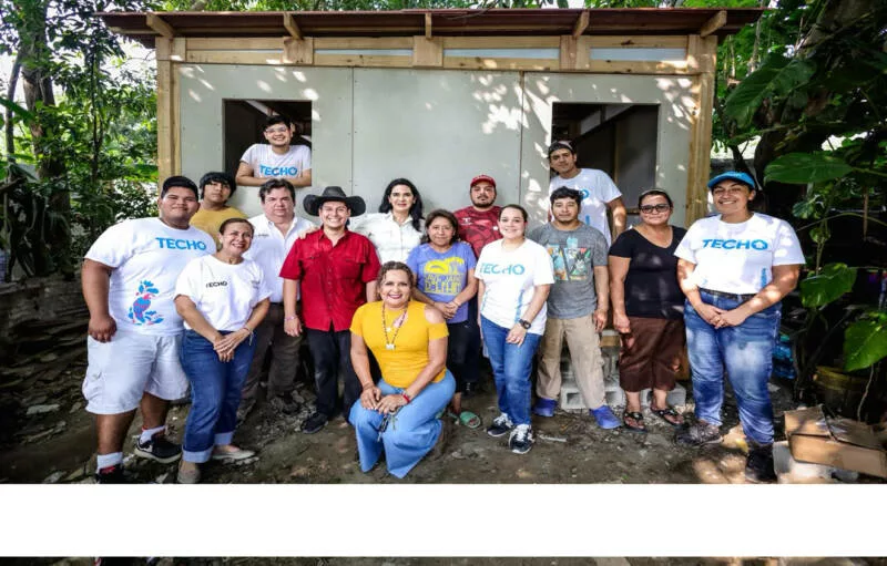 INJUVE Y TECHO México contribuyen al patrimonio de las familias que habitan en sectores vulnerables de Tampico