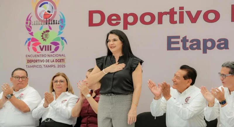 Inaugura Mónica Villarreal el VIII Encuentro Deportivo Nacional DGETI 2025 etapa estatal
