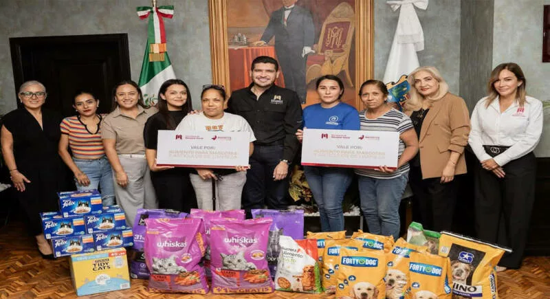 Gobierno de Beto Granados impulsa el bienestar animal con entrega de alimento y apoyo a refugios
