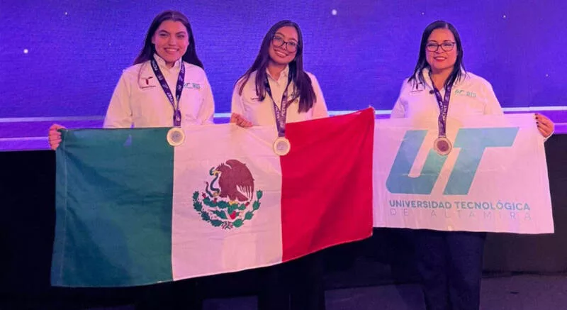 Reconocen a estudiantes de la Universidad Tecnológica de Altamira en ExpoSciences International 2025