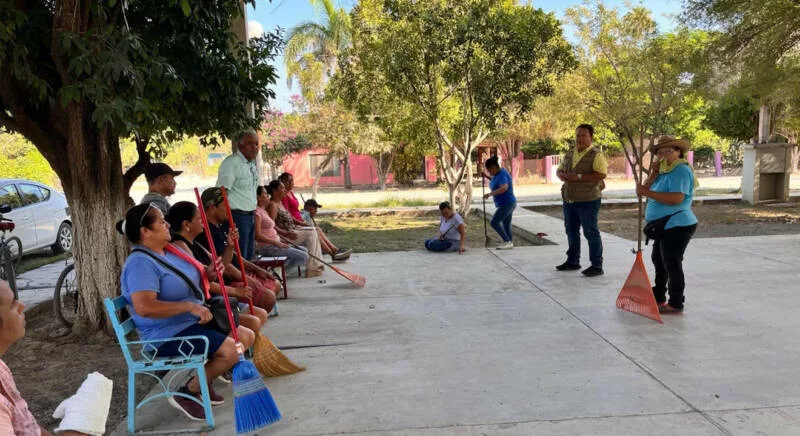 Colabora SEBIEN en mejoramiento del entorno