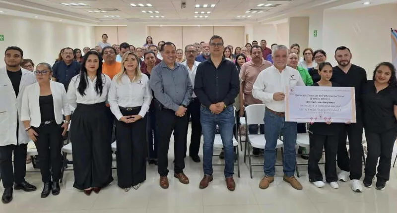 Recibe SET donación de 100 electrocardiogramas para trabajadores educativos