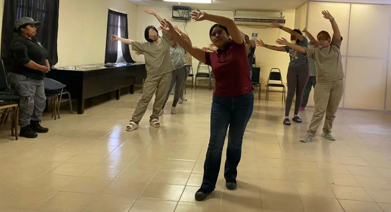 Mujeres PPLs del CEDES Reynosa se preparan para Concurso Nacional de Baile Penitenciario