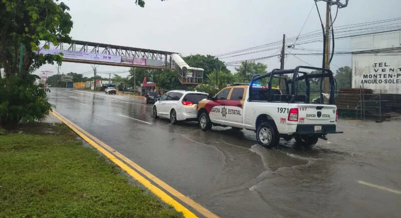 Apoyó Guardia Estatal con traslado a personas en la zona sur