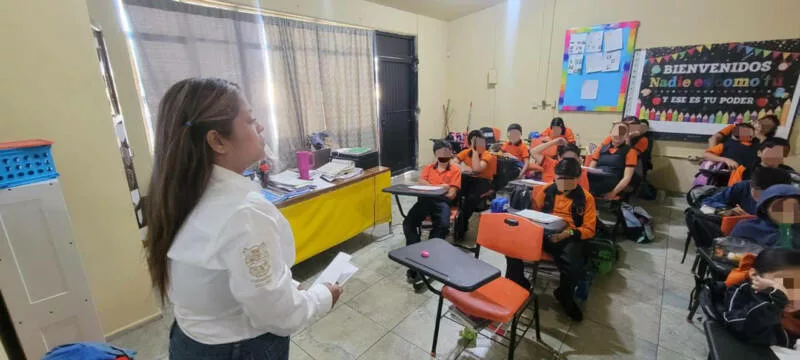 Concientizan a niños y niñas de primaria sobre conductas antisociales