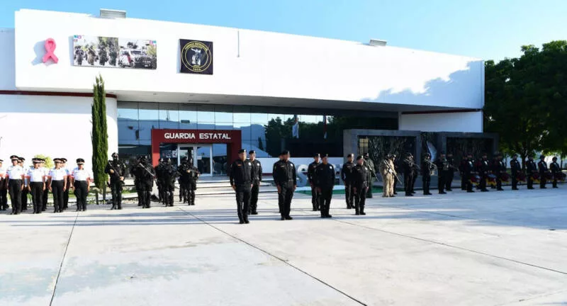 Recibe SSPT a nuevos elementos que concluyeron el décimo escalón del Curso de Fuerza Especiales de la Guardia Estatal