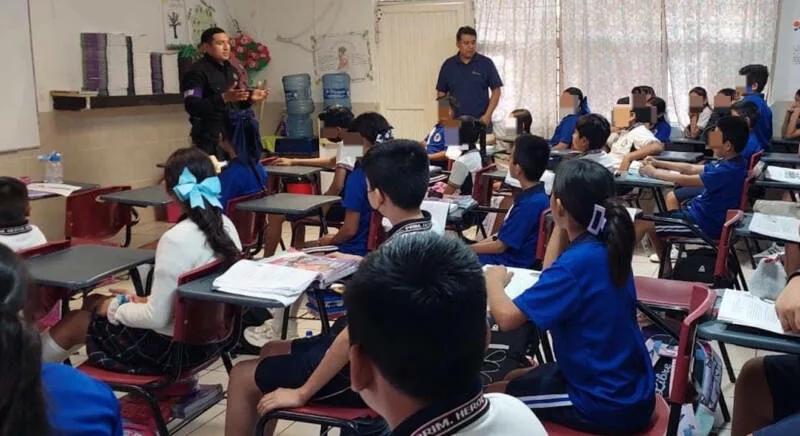Promueve Guardia Estatal de Género pláticas para construir escuelas libres de violencia