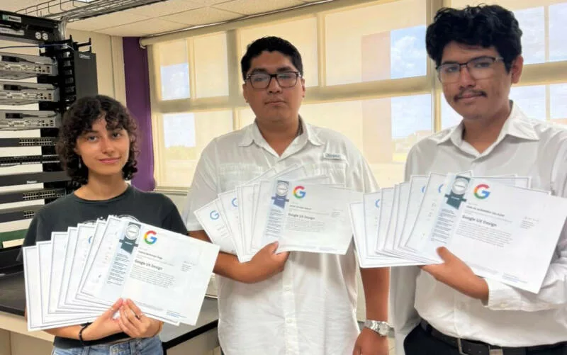 Fortalece UPV formación digital mediante certificaciones de Google