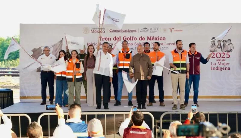 Inicia construcción del tren Nuevo Laredo–Saltillo; será la frontera más importante de América Latina