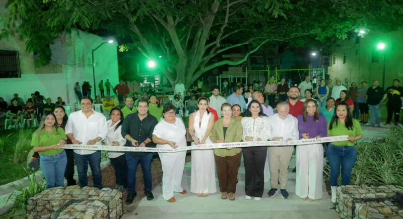Mónica Villarreal e iniciativa privada remodelan Parque Fernandas