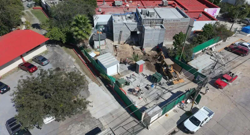 Realiza Gobierno del Estado obras complementarias en Centro Oncológico de Victoria