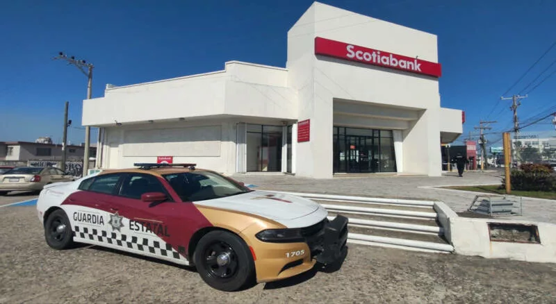 Tiene Guardia Estatal vigilancia permanente en instituciones bancarias