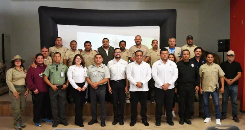 Brinda SSPT capacitación en materia de seguridad pública a personal de Tamatán