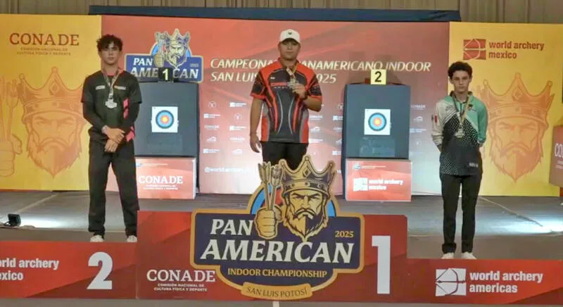 Alumno de la UAT se corona campeón Panamericano en tiro con arco