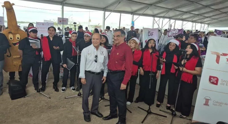 Lleva Colegio de San Juan Siglo XXI esperanza y armonía a Brigada “Transformando Familias” en Matamoros