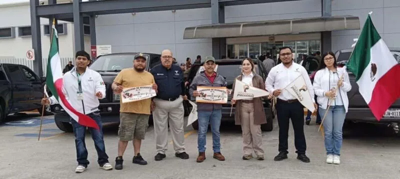 Recibe Instituto Tamaulipeco para los Migrantes a más de 120 vehículos de la Caravana  “Arroyo Seco”