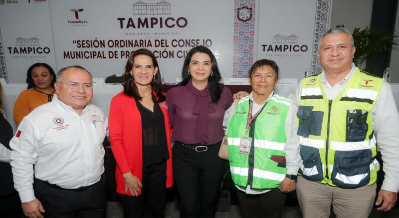Mónica Villarreal encabeza Sesión Ordinaria del Consejo Municipal de Protección Civil 2025