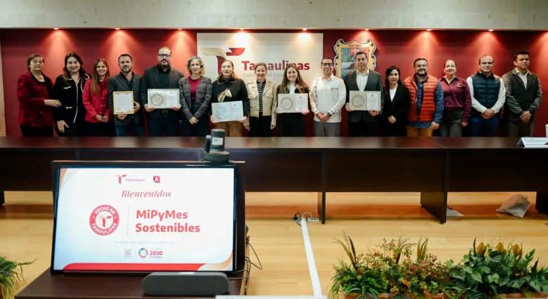 Reconocen a empresas tamaulipecas galardonadas con distintivo “México Muy Mexicano”