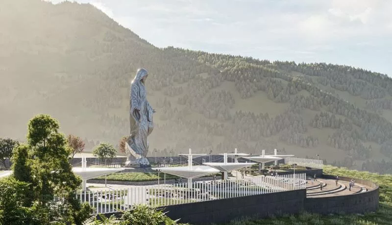 Inicia construcción de plazoleta turística en El Chorrito