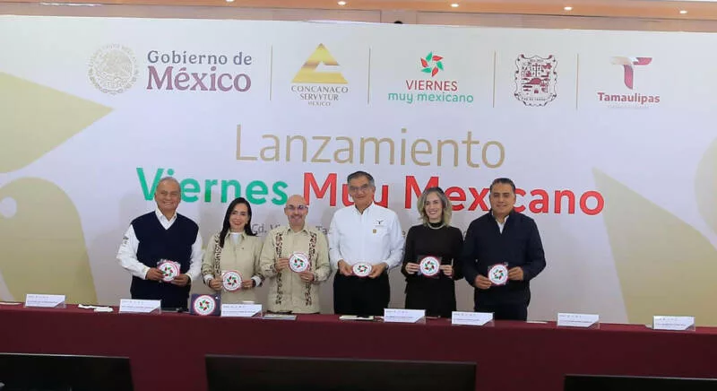 Reconoce CONCANACO SERVYTUR trabajo del gobernador Américo Villarreal al presentar “Viernes muy mexicano”