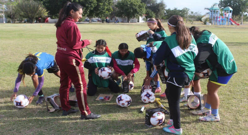 Avanza proceso de preparación de la Selección Tamaulipas Femenil Sub-14; reciben material deportivo por parte del INDE