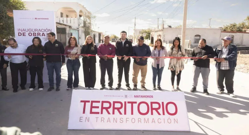 Beto Granados inaugura pavimentación en la colonia San Ángel Oriente