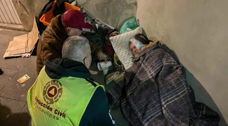 Activa Mónica Villarreal refugios temporales por frente frío en Tampico