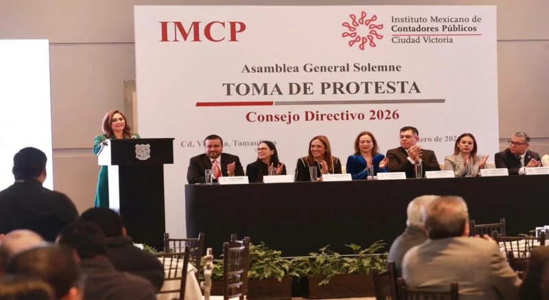 Refrenda Gobierno de Tamaulipas colaboración institucional con nueva dirigencia del Instituto Mexicano de Contadores Públicos de Ciudad Victoria