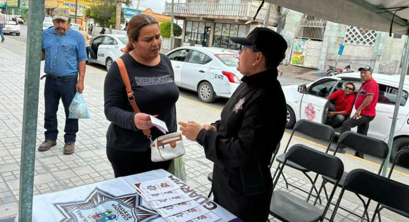 Guardia Estatal de Género previene violencia familiar con proximidad en espacios públicos