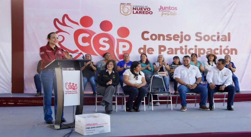 Se unen colonias del sur de Nuevo Laredo a Consejos Sociales De Participación