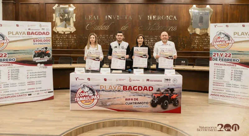 Copa Tamaulipas Matamoros 2026 fomenta la convivencia deportiva y familiar: Beto Granados