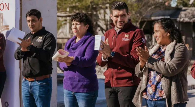 Alcalde Beto Granados cumple: llega pavimentación a la colonia Ricardo Ramos