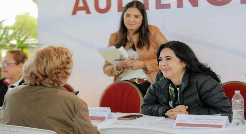 Refuerza Mónica Villarreal gobierno cercano con audiencia pública en la Borreguera