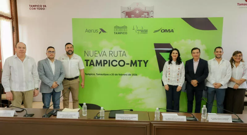 Anuncia Mónica Villarreal reactivación del vuelo Tampico-Monterrey a través de Aerus