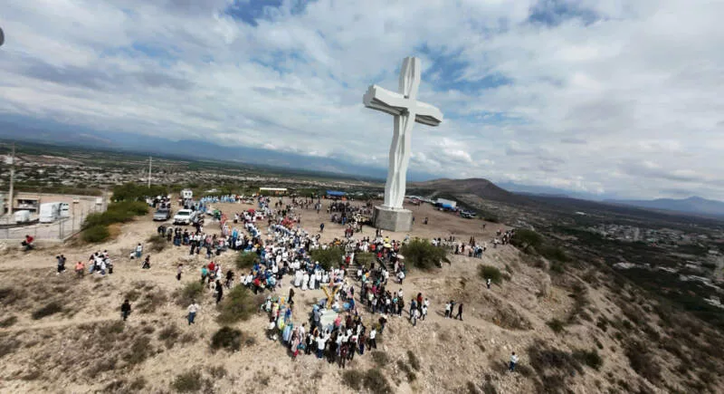 En marcha segunda etapa de la Virgen de la Misericordia y la Cruz de la Esperanza