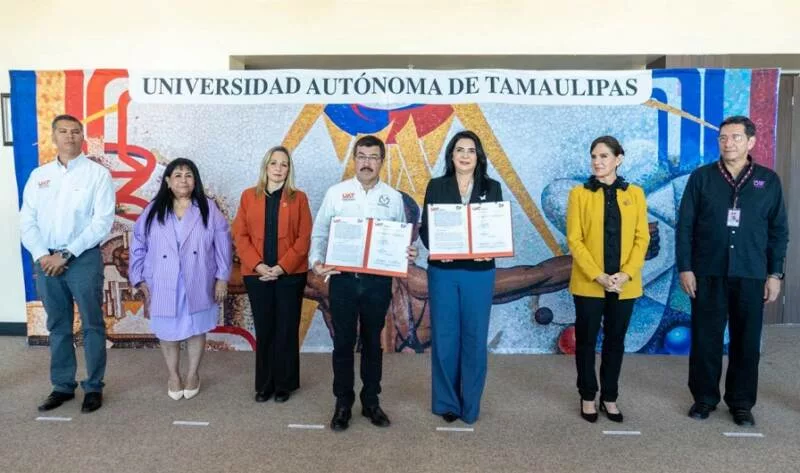 Suscribe Mónica Villarreal Histórico Acuerdo con la UAT para la Creación de Especialidad en Psicología Forense