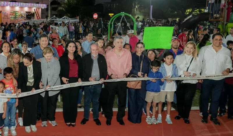 Gobierno de Tampico rehabilita el Parque Las Tortugas y suma 38 espacios públicos recuperados