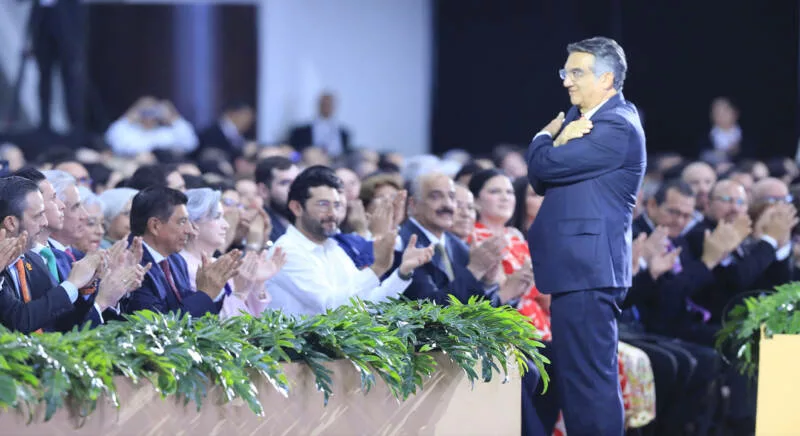 En su Cuarto Informe, el gobernador Américo Villarreal exhortó a evitar la reacción de aquellos que pretenden, desde las noticias falsas, abrir de nuevo el espacio a las oligarquías